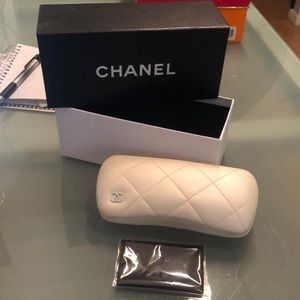 Chanel sunglasses case , box, booklet and cloth